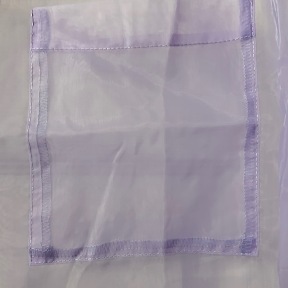 Sheer lavender button up SHEIN 2x - Picture 5 of 5